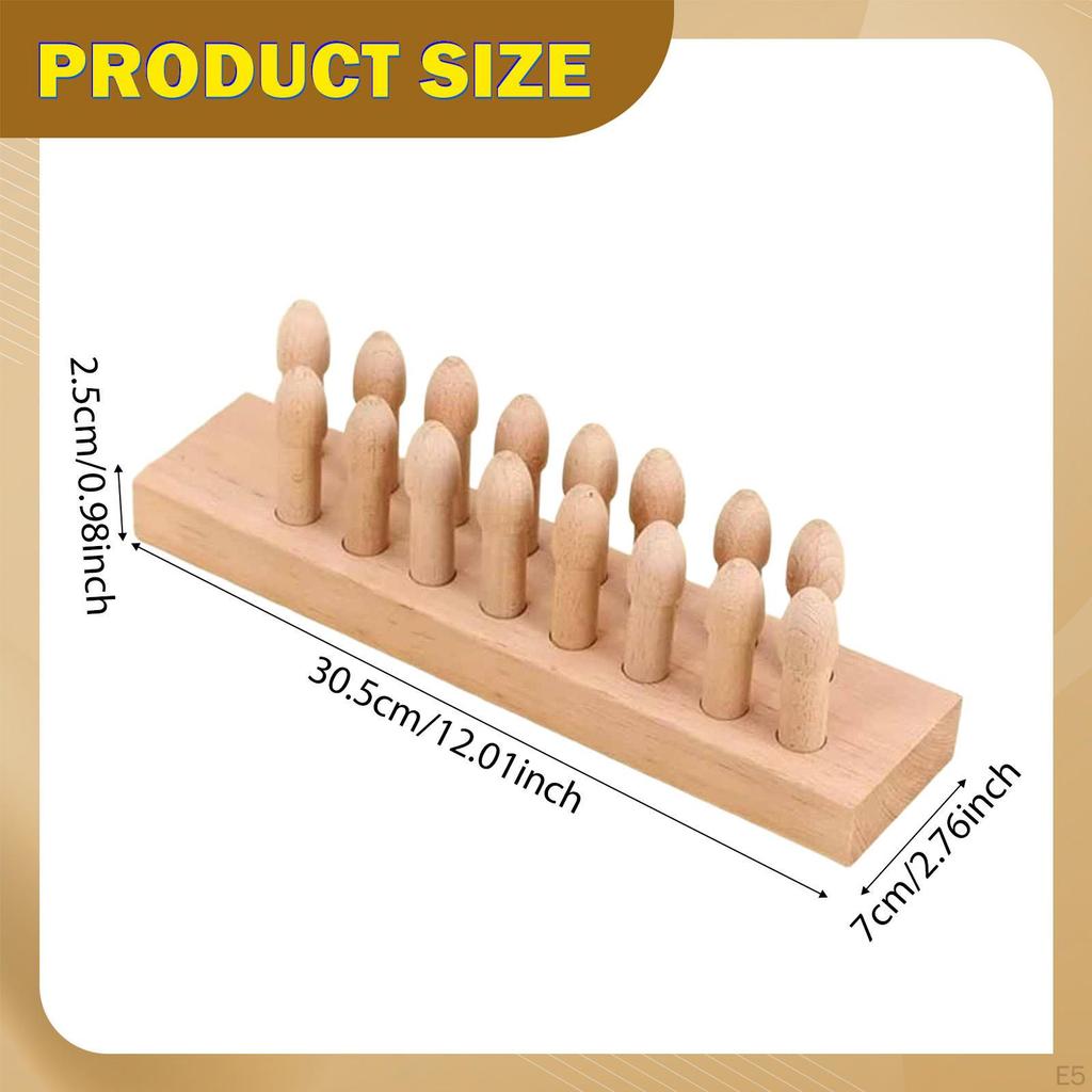Foot Acupressure Tool Acupoint Massages Nonslip Wooden Feet Massage Board Reflexology
