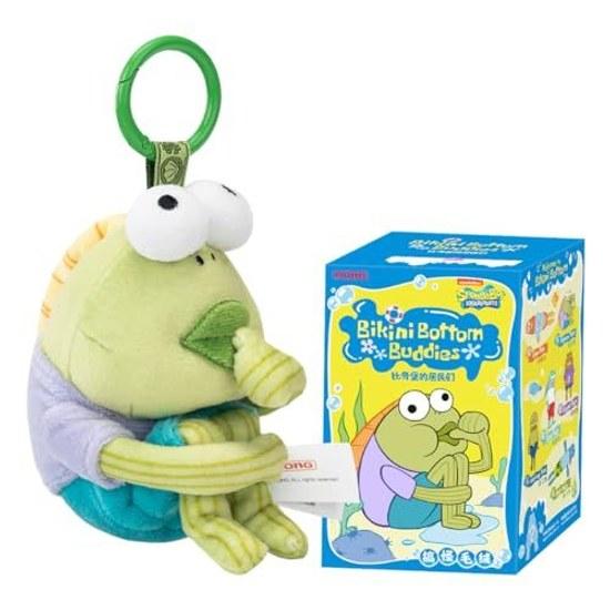 POP MART SpongeBob Bikini Bottom Buddies Funny Plush Toy Series1 Piece Gacha Blind Box Figure Plastic Model Premium PVC Sofubi Original Character