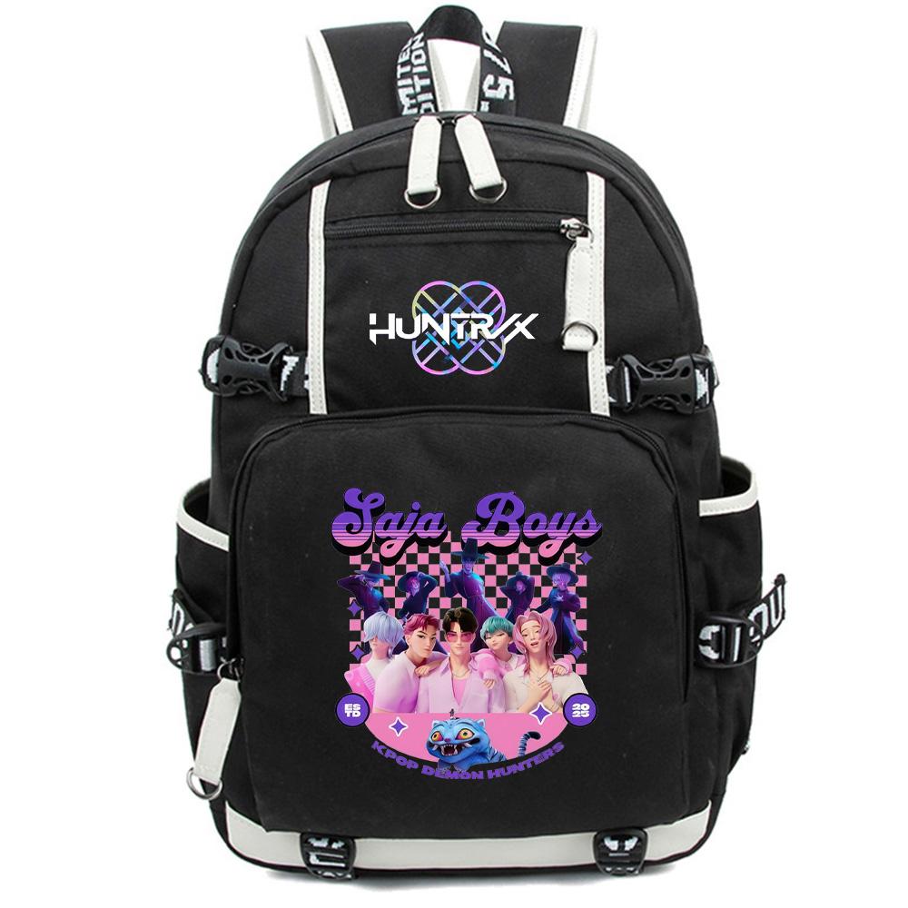 

Cartoon K-Pop Demon Hunters Backpack Large Capacity Bookbag Laptop Unisex Student Boy Girl School Bag Large Capacity Travel Outdoor Bag