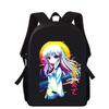Angel Beats Tachibana Kanade 16" 3D Print Kids Backpack Primary School Bags for Boys Girls Back Pack Students School Book Bags