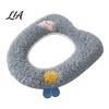 Soft Warm Bathroom Pad Plush Toilet Seat Cover for Autumn Winter, Cute Washable Warmer with Zipper Closure, Universal Fit Thickened Cushion Love/Cloud