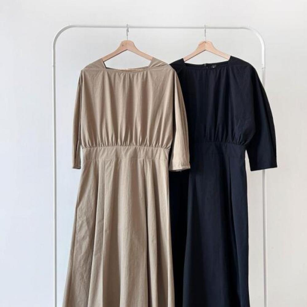 New ArrivAls Open Run Curved Sleeve 8 PArt FlAre Round Neck A Line AnorAk Dress