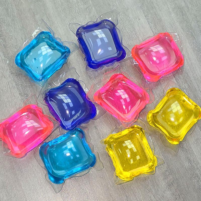 Sechs-in-Eins Waschperlen (10g) - Langanhaltender Duft, Weichmachende & Fleckenentfernende Waschmittel-Pods