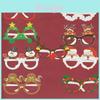 Joyful Christmas Festival Decor Glassessnowflakes Merry Xmas