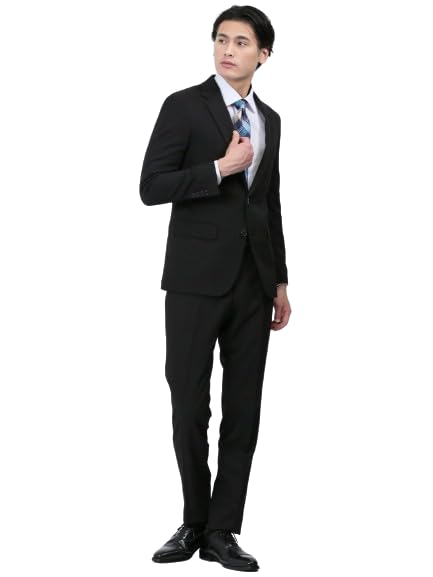 Takakyu Comfortable Stretch Washable Suit with and Diagonal Odor Slim Size A Men's Vertical, Horizontal, Stretches, Antibacterial, Resistant, Fit,