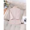 Women's Summer Seven-Sleeve Slim Blazer - Stylish Professional Jacket