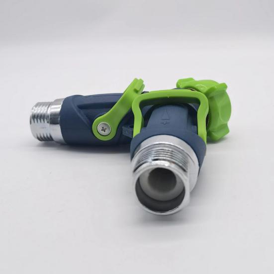 1Pc/2Pcs Garden Hose Splitter Two-way Shut-off Valve Rust-proof Alloy Threaded Interface Connector Heavy Duty Outdoor Water
