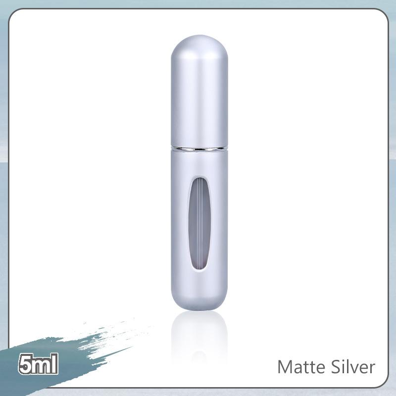 10ml 5ml Mini Portable Perfume Spray Aluminium Travel Self-Pumping Dispenser Bottle Bottom Direct Fill Jar Cosmetic Empty Tool