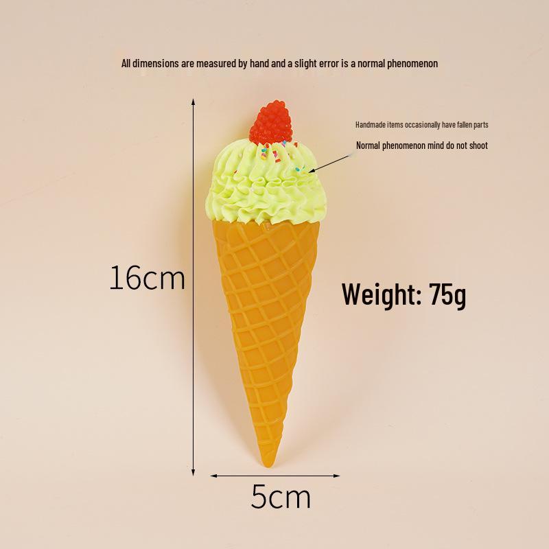 Fruit Cream Cone Claw Machine Toy for Milk Tea Shop Decor