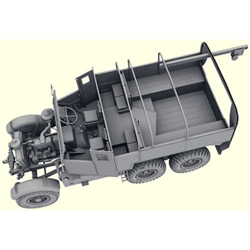 Thunder Model 1/35 Scale British Scammel Heavy Artillery Tractor R100 BL 7.2-inch Howitzer Plastic Model Kit TB35212