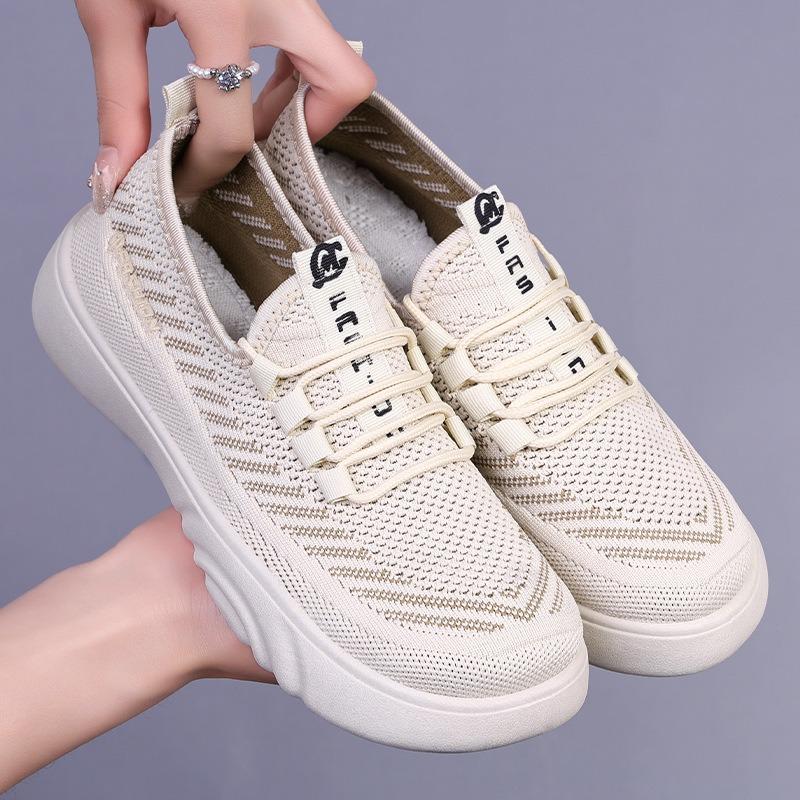 Women's summer versatile new breathable women's shoes mesh surface soft sole comfortable casual simple lightweight women's shoes