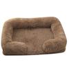 Plush Round Pet Bed for Dogs & Cats - Winter Dog Mat