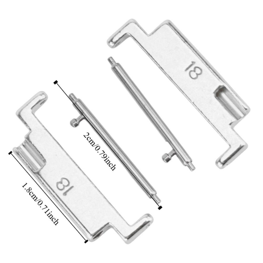 1 Pair 18-20mm Size Watch Strap Connection Adapter Universal Watch Band Adapter Watch Customization