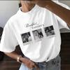 Pure Cotton Summer New Style Men'S And Women'S Short-Sleeve Shirts Trendy Casual Fashion Tops Couple'S Clothing