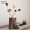 Zen Chinese Retro Teahouse Décor: Dried Branches & Flowers for Living Room Entranceway