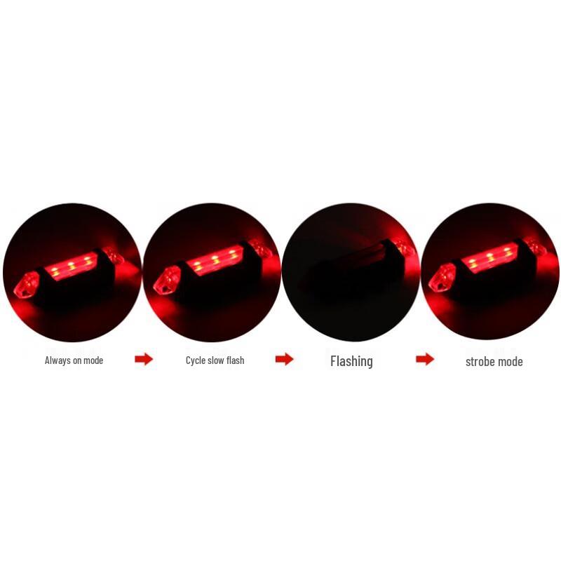 Bicycle Rear Warning Tail Light