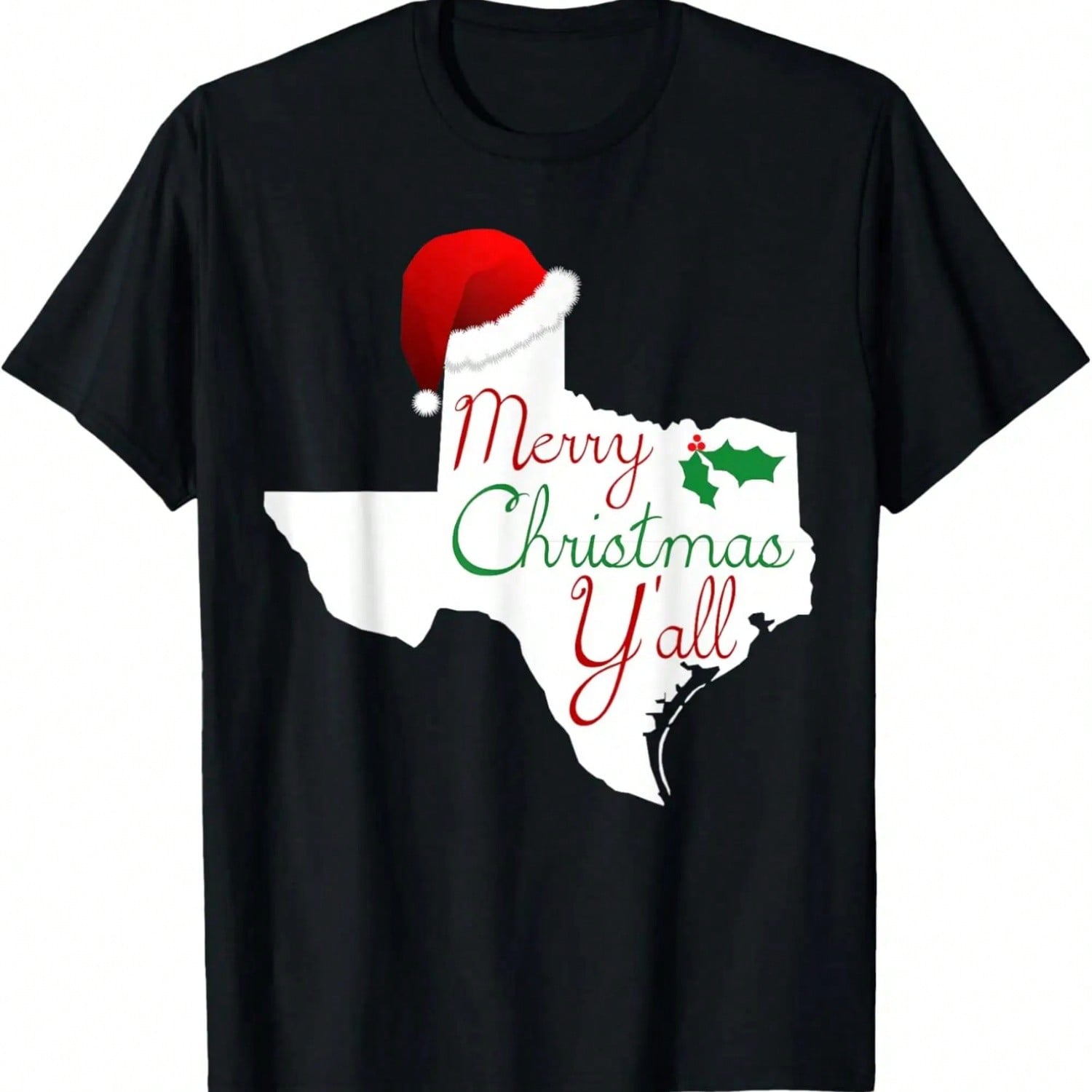 Texas Christmas Shirt - Merry Christmas Y all Texas XMas Tee T-Shirt S разноцветный