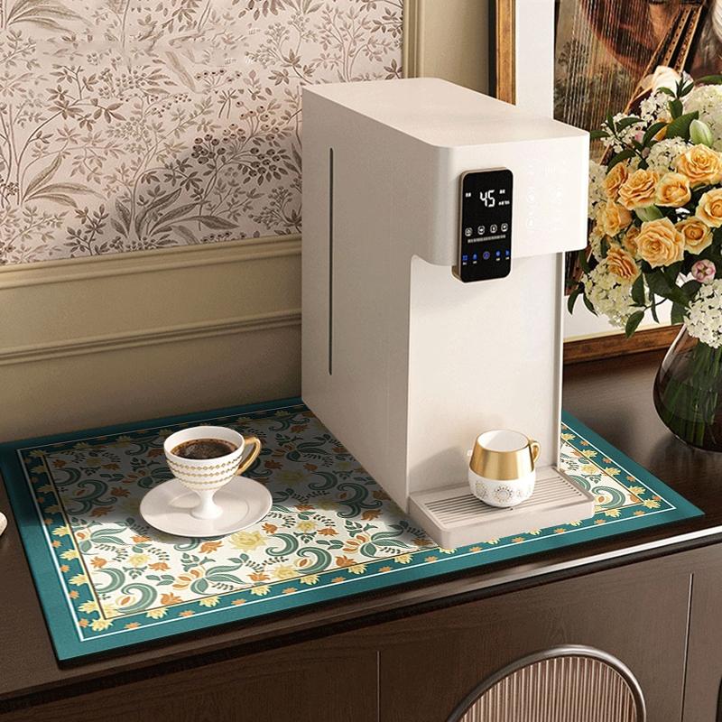 Quick Drying Dish Mat Printed Kitchen Tableware Coffee Draining Pad Dinnerware Cup Bottle Placemat Super Absorbent CoffeeMats
