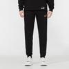 Puma Winterized Fleece-Lined Jogger Sweatpants with Gold Logo Detail Men Bottoms Black 848257-01