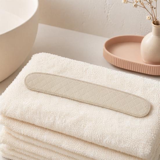 xiaobudian 1/5/10Pcs Cotton Bra Liner, Under-Breast Sweat Absorber Pads, Washable Moisture Wicking Boob Pad, Women Sweating Supplies