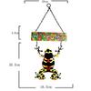 Welcome Sign Metal Front Door Decor Simulation Frog Garden Hanging Pendant Rural Colorful Spring Home Decoration