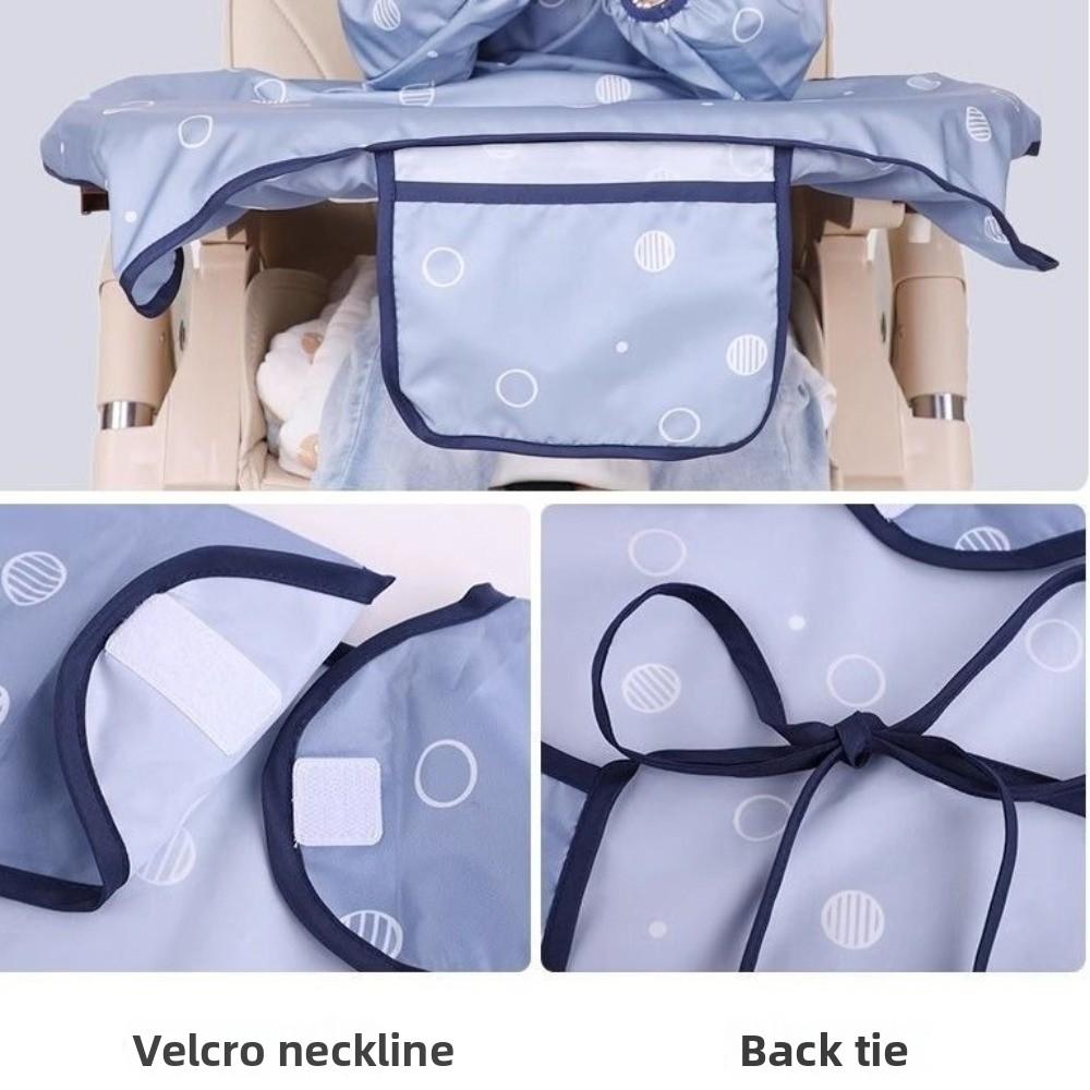 Waterproof Feeding Bib Mess Proof Weaning Bibs Bib Protection Long Sleeves Bib Restaurant