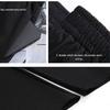 Women's High-Waist Black Wide-Leg Pants: 2026 Spring/Summer Petite Casual Drapey Long Straight Pants