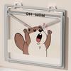Waterproof Clothes Change Bag Transparent Waterproof Shelf Folding Storage Bag  Bathroom