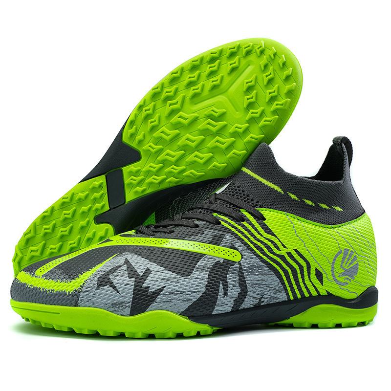 

New Amazon football shoes student couple long nails high top broken nails grass training sneakers teen 45