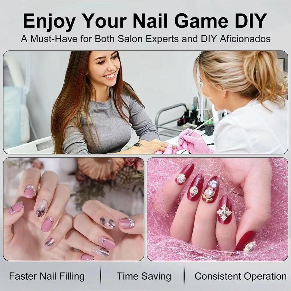 Electric Nail Drill Bits Set Rechargeable Nail Polishing Machine Nail File Machine  Pedicure Kit