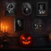 ZOIIWA 10 PCS Halloween 3D Changing Face Moving Picture Gothic Mansion Portrait Horror Scary Pictures Portraits Posters for Party House Castle Wall