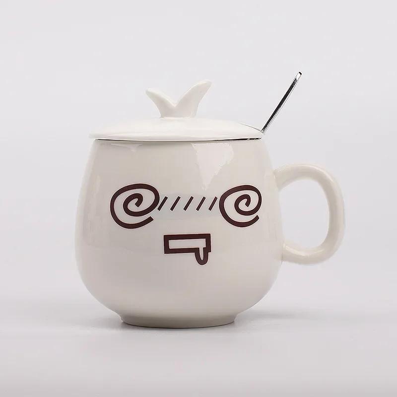 

Кружка 300 мл с крышкой и керамической чашкой Sponn Creative Emotion, чашка для кофе и воды, оптовая продажа, чашка для мокко с молоком 300ML