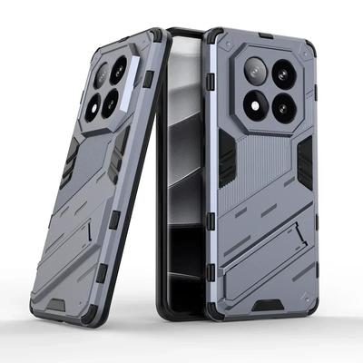 Custodia Protettiva Antiurto tipo Armatura per Xiaomi Redmi Note 14 Pro Plus 4G 5G Supporto Magnetico Cover Redmi 14C 14R Poco X7 Funda