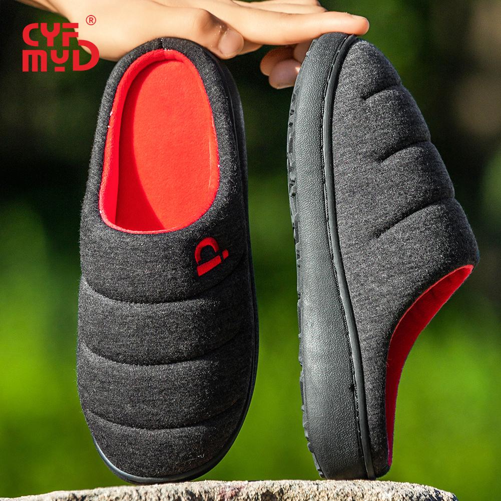 

Теплые тапочки-клинья Женские фланелевые мягкие с эффектом памяти Подошва из ТПР для улицы и дома Нескользящие для ходьбы во дворе Удобные зимние домашние тапочки для женщин 36-37 чёрный