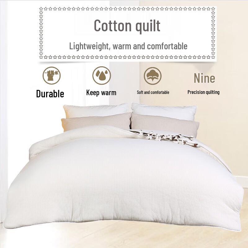 

Yiyiai All-Season White Cotton Duvet Insert
