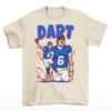 Jaxson Dart Cartoon Stil New York Football T-Shirt