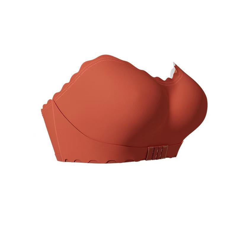 European and American Non-slip Front Buckle Strapless Invisible Bra with Beautiful Back Design