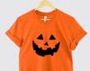 Kids Halloween Pumpkin Face T-Shirt: Toddler Costume Shirt