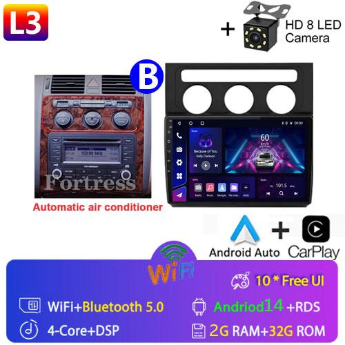 10 inch GPS Navigation Android Auto for Volkswagen Touran 1 2003 - 2010 Car Radio Video Multimedia Player 4G BT Wireless CarPlay