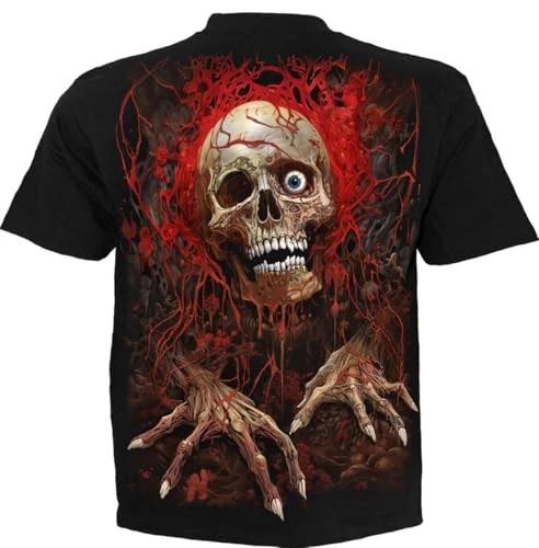 Spiral - CREEPING CURSE (Unisex Black Short Sleeve T-Shirts) Small 3XL