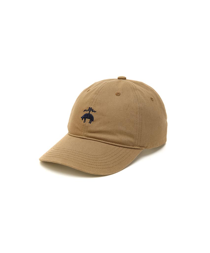 BROOKS BROTHERS [Unisex] Cotton Logo Baseball Cap (Beige) (Bbacmm7315Zes)