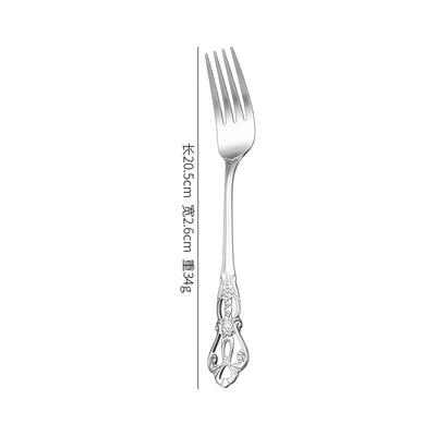 ZISIZ Stainless Steel Dinner Forks - Set of 10