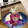 Little Charmers Chair mat Round Rug Office carpet, Non slip, Suitable for Living Rooms, Bedrooms,Decor1205760a