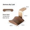 Heavy Duty Solid Walnut Wood & Metal Headphone Stand