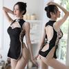 Sexy Transparent Lingerie Straps Classical Cheongsam Open Cute Uniform Teasing Passion Suit