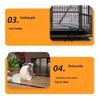 Extra Large Portable Chicken and Duck Coop with Easy Clean and Foldable Design for Home and Outdoor Use