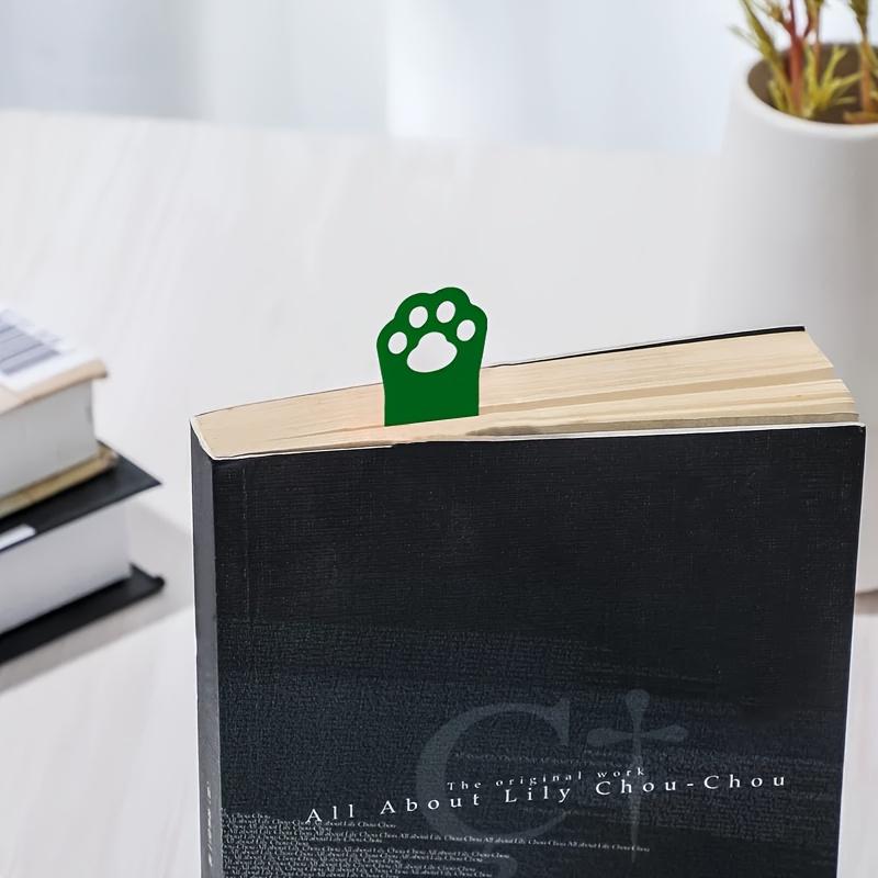 1pc Plastic Bookmark, 3D Printed Creative Bookmark, Cute Footprint Bookmark, Marker, Suitable for Books and Notebooks