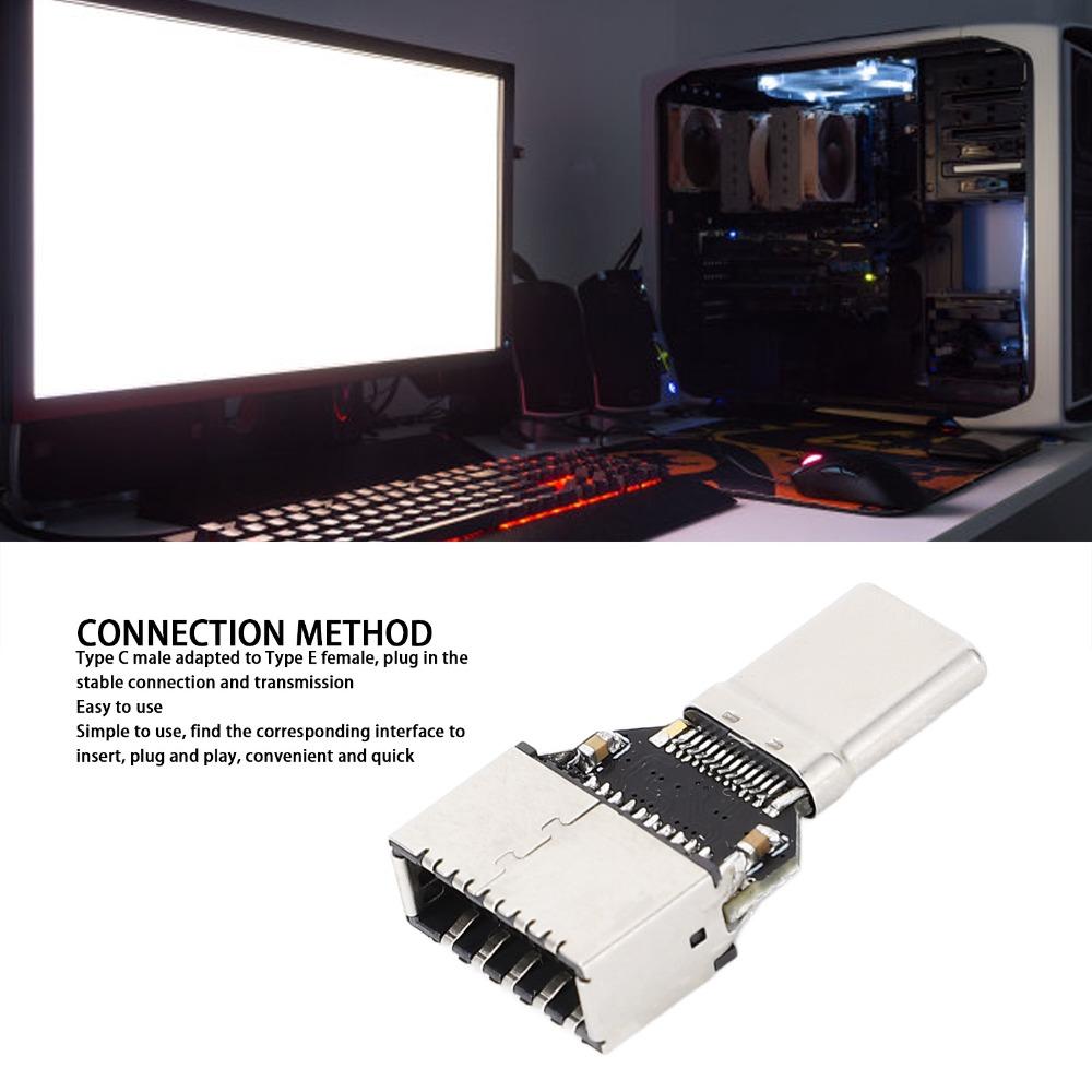 Compact Size USB Type C Converter Plug and Play USB 3.0 Type C Adapter Type E Adapter  Workstation
