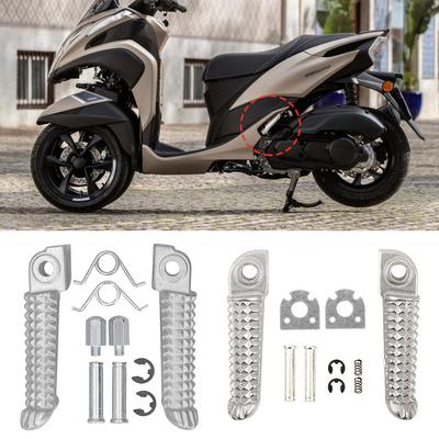 1pár motocyklových stupaček Stupačky Zadní Přední Hliník Stříbrný Pro Yamaha YZF R1 2002-2020 R6 2003-2020 YZF R6S R1M Příslušenství