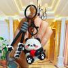 Acrylic Panda Dolls Pendant Cute Car Key Ring Lovely Panda Keychain  Gifts